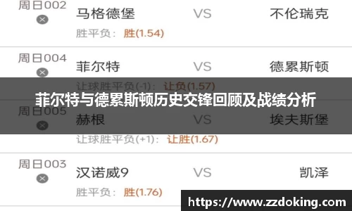 菲尔特与德累斯顿历史交锋回顾及战绩分析